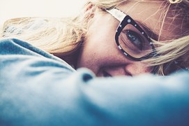 woman smiling