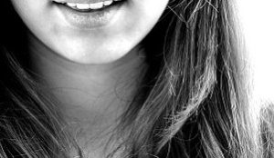 woman smiling