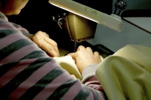 using Sewing machine