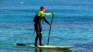 woman on Paddle Boards