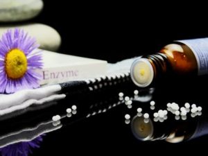 bottle and flower